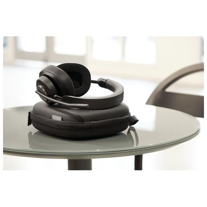 Kensington K83452WW Cuffie over-ear Bluetooth H3000 Cancellazione Rumore Attiva con AI Durata Batteria 60 h Connessione Bluetooth 5.2 colore Nero