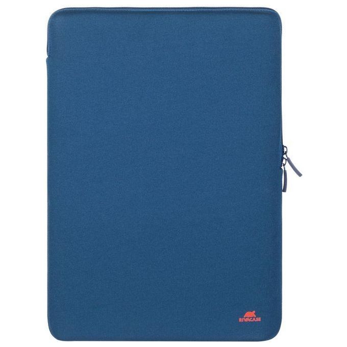 Rivacase Custodia Antishock per Laptop 13.3''-14'' Zip Verticale Blu Scuro