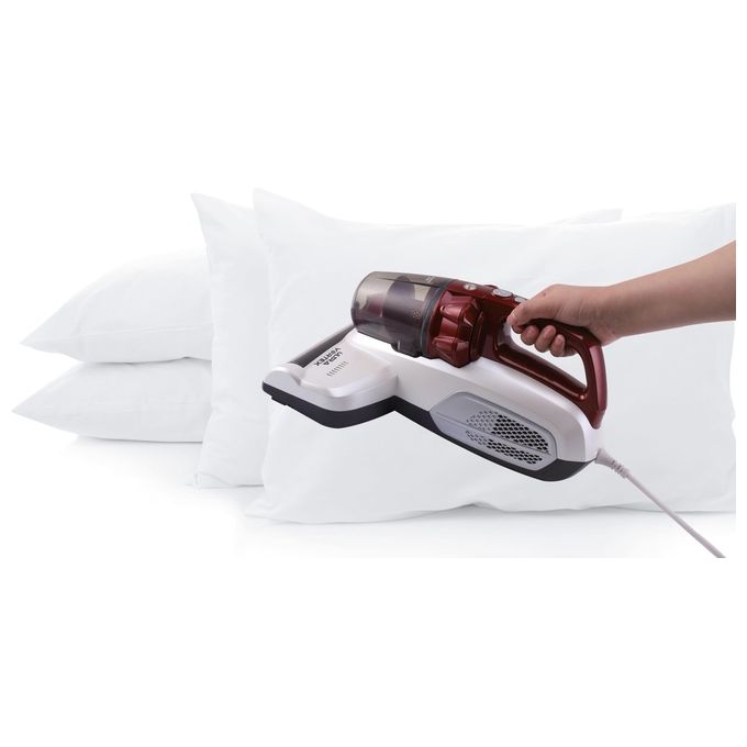 Hoover MBC500UV Aspirapolvere con Filo senza Sacco Capacita' 0,3 Litri Sistema Ciclonico Rosso-Bianco