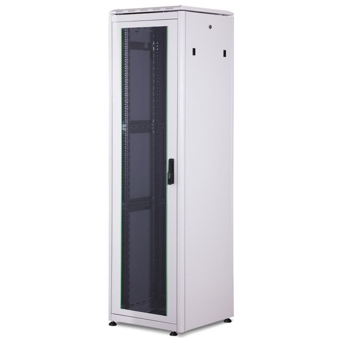 Digitus DN-19 42U-6-6-1 Unique Armadio Rack 19'' 42U 600x600 mm 800 Kg IP20 porta vetro colore Grigio
