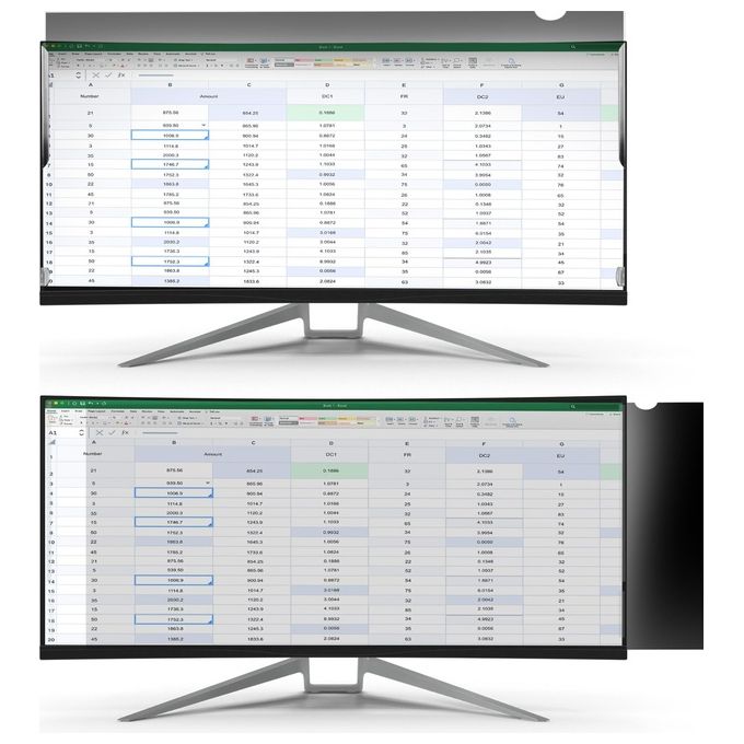 StarTech.com PRIVSCNMON34W Filtro per la privacy senza bordi per display 86,4 cm (34'') 21:9 angolo visione 30° colore Trasparente