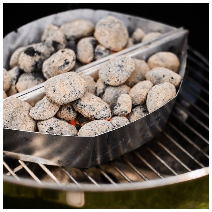 Weber Bricchetti a Base di Cocco 8Kg Nero