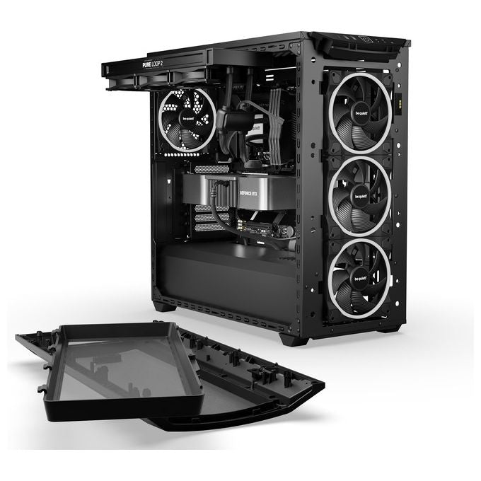 Be quiet! BGW63 Shadow Base 800 FX Case PC Midi Tower con Illuminazione ARGB e Pannello Laterale in Vetro Temperato colore Nero