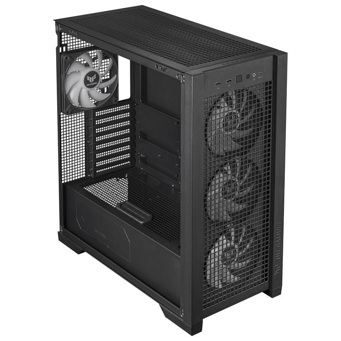ASUS 90DC00I0-B19000 TUF GAMING GT302 TG ARGB Case Mid Tower Supporto E-ATX 4 Ventole ARGB Preinstallate 140 mm Vetro Temperato colore Nero