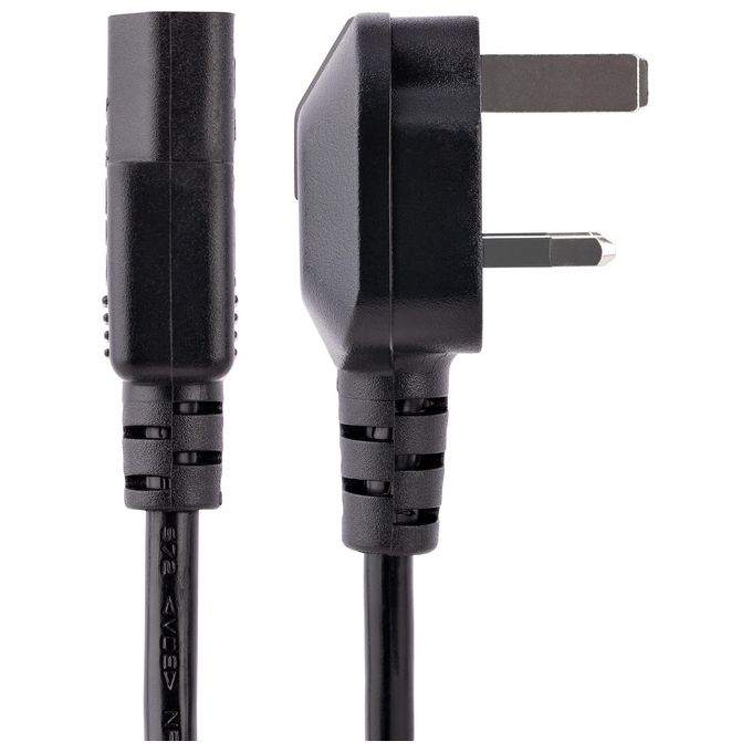 StarTech Cavo di alimentazione per computer del Regno Unito 3 m - Spina a tre spinotti - C13 a BS-1363