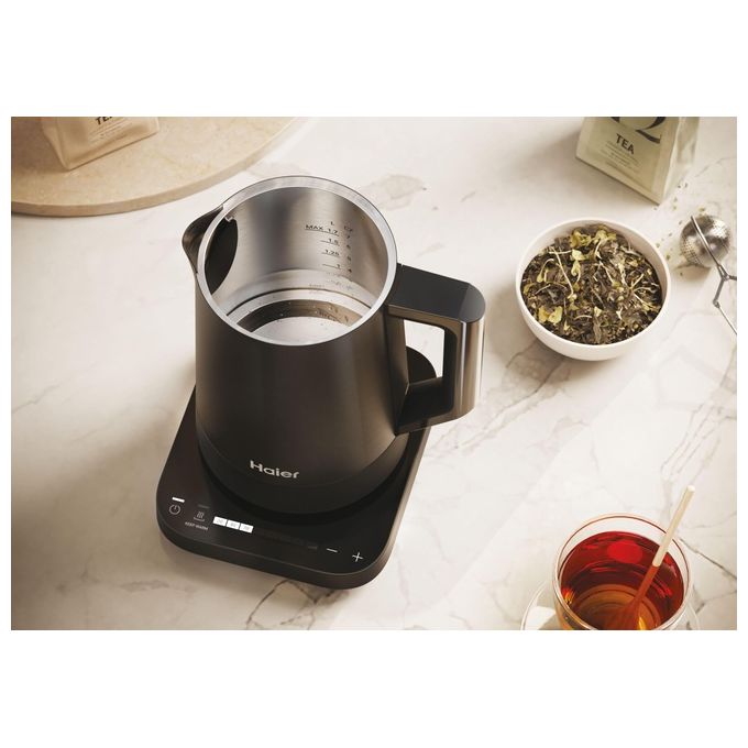 Haier HKE5A 011 I-Master Serie 5 Bollitore Elettrico 1,7 L 2200 W 7 Temperature Touch colore Nero