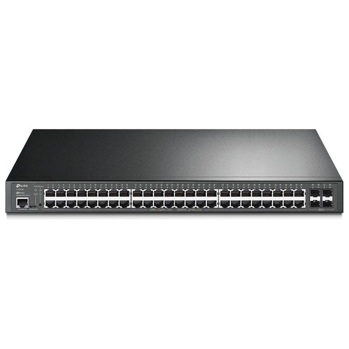 TP-Link SG3452P Omada Switch Gestito L2 L3 48 Porte Gigabit PoE+ 4 SFP 1U Rack colore Nero