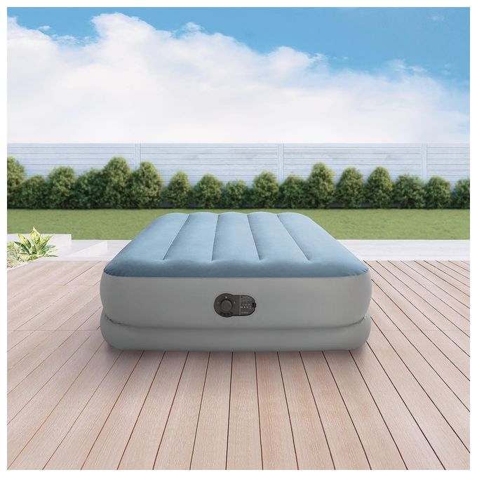 Intex Materasso Dura-Beam Mid-Rise Comfort Singolo  99x191x36 Cm Autogonfiante USB