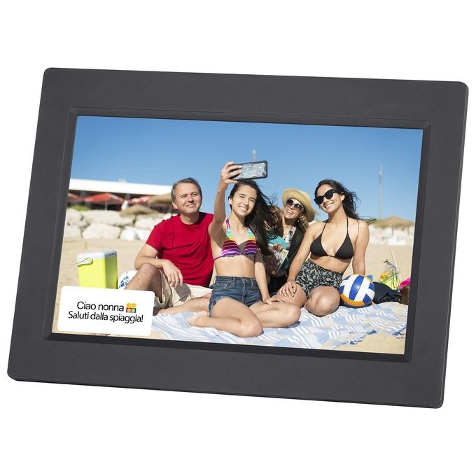 Trevi 0223500 DPL 2235 WF Cornice Digitale 10'' Touchscreen Wi-Fi 8 GB MicroSD Nero