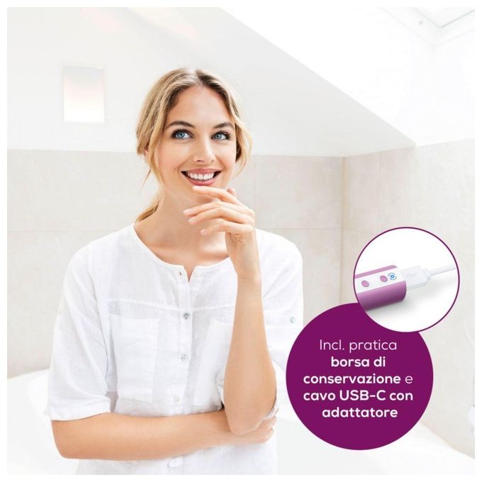 Beurer MP52 Set Manicure e Pedicure 15000 rpm 8 accessori adatto diabetici colore Bianco Rosa
