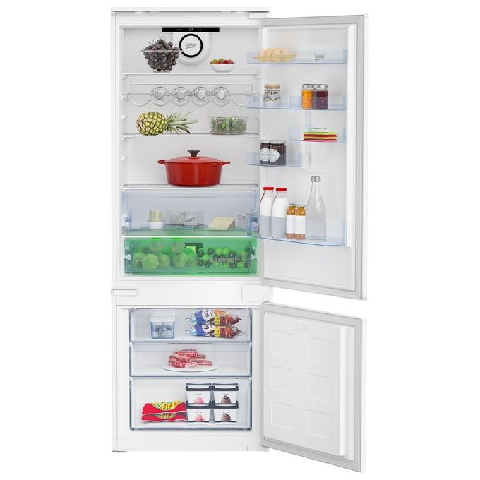 Beko BCSE400E40SN HarvestFresh Frigorifero Combinato da Incasso 400 L 194 cm Classe E 35 dB CoolRoom Compressore Inverter colore Bianco