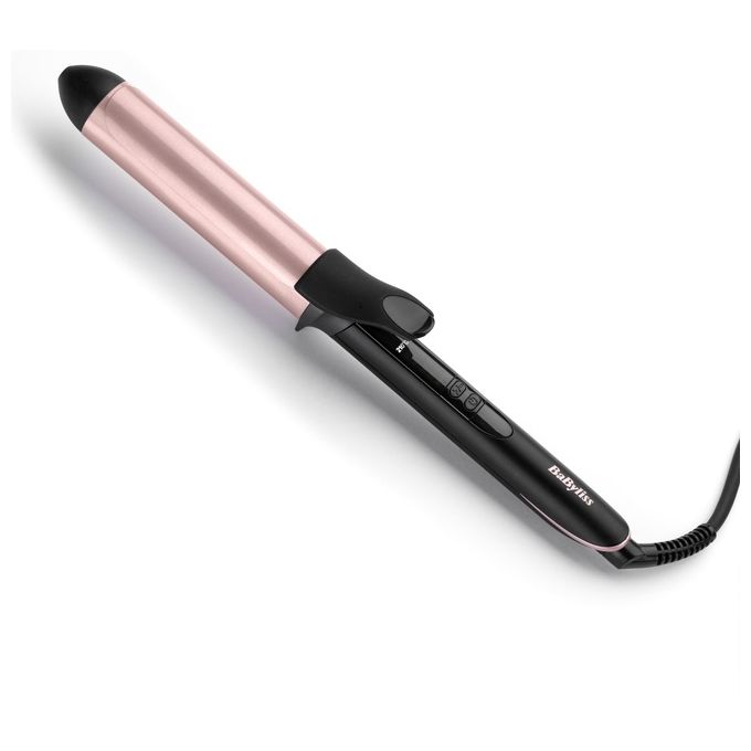 BaByliss C452E 32mm Curling Tong Ferro per ricci 6 regolazioni temperatura 160 210 °C cavo 2,5 m colore Nero Rosa