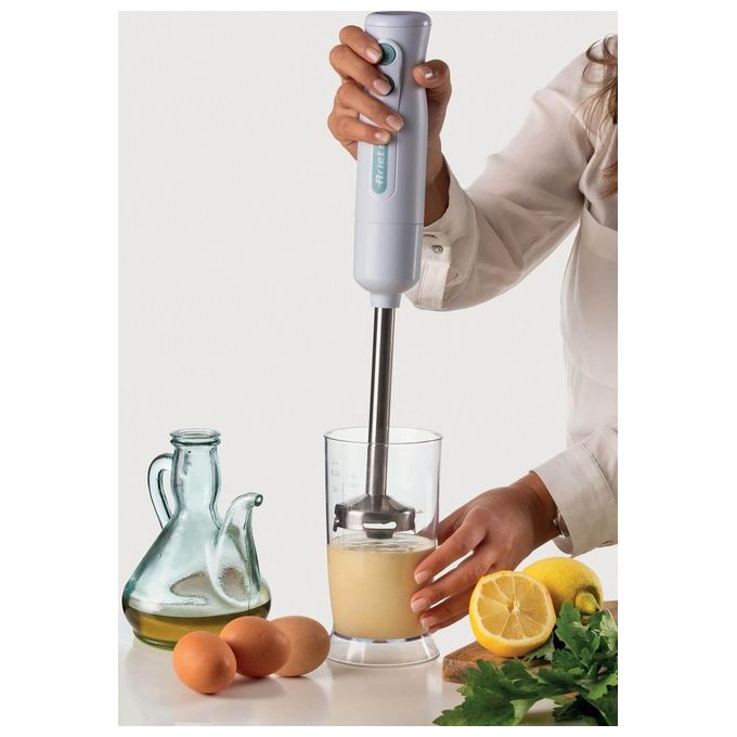 Ariete 0601-11 Frullatore a Immersione 3in1 700 W 2 Velocita' Lama Acciaio Inox colore Bianco e Celeste
