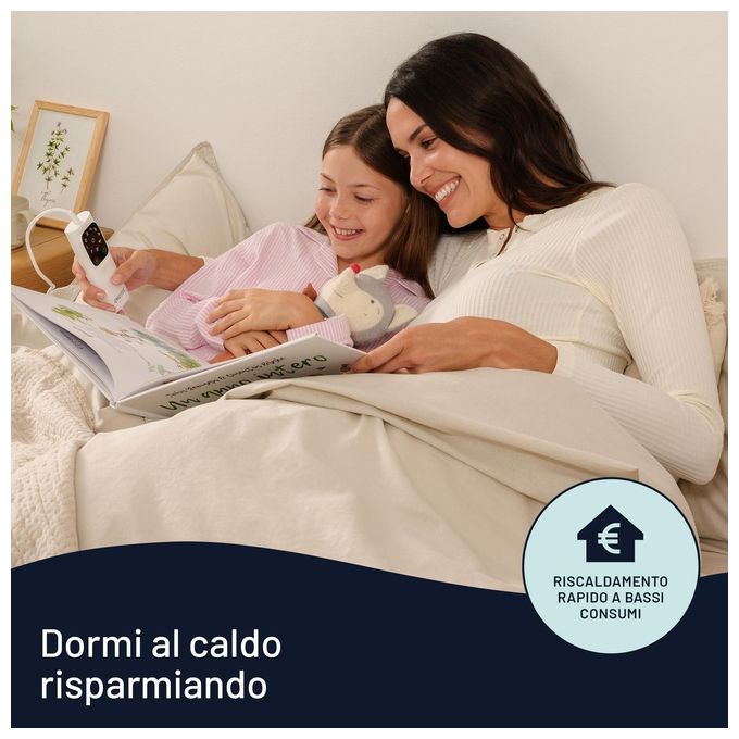 Imetec Scaldasonno Adapto M 6T 100% Cotone 150x120cm