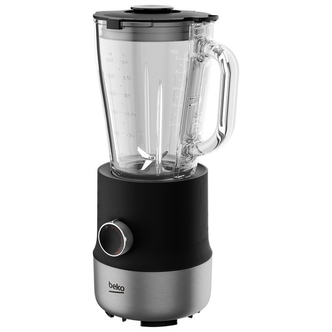Beko 8910773200 Sirius Line Frullatore da Tavolo 800 W 1 75 L Brocca in Vetro colore Nero e Acciaio inox