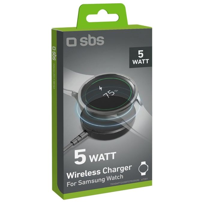 Sbs Caricatore Wireless per Samsung Watch Nero