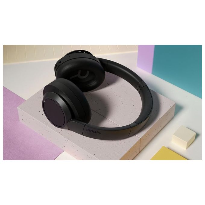 Philips TAH6509BK-00 Serie 6000 Cuffie a Padiglione Wireless ANC Bluetooth 5.3 70h Driver 40mm colore Nero