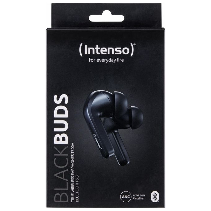 Intenso Black Buds T300A Cuffie True Wireless Stereo (TWS) In-Ear Nero