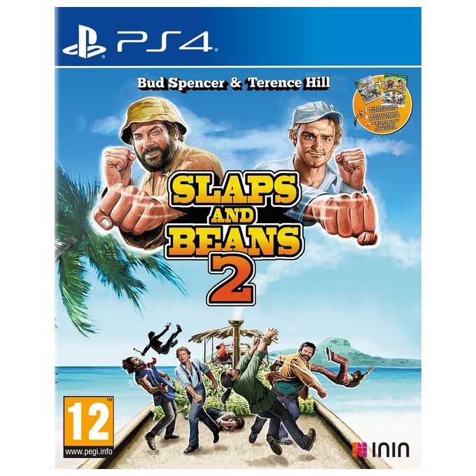 ININ Games 4260650746420 Videogioco Bud Spencer e Terence Hill Slaps and Beans 2 PS4 Picchiaduro Cooperativa 2 Giocatori PEGI 12