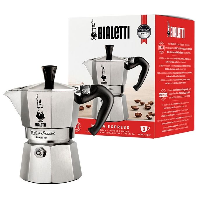 Bialetti Caffettiera Moka Express 2 tazze