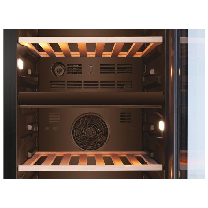 Haier HWS79GDG Wine Bank 50 Serie 5 Cantinetta Vino 79 Bottiglie 2 Zone Temperatura LED WiFi Classe G colore Nero