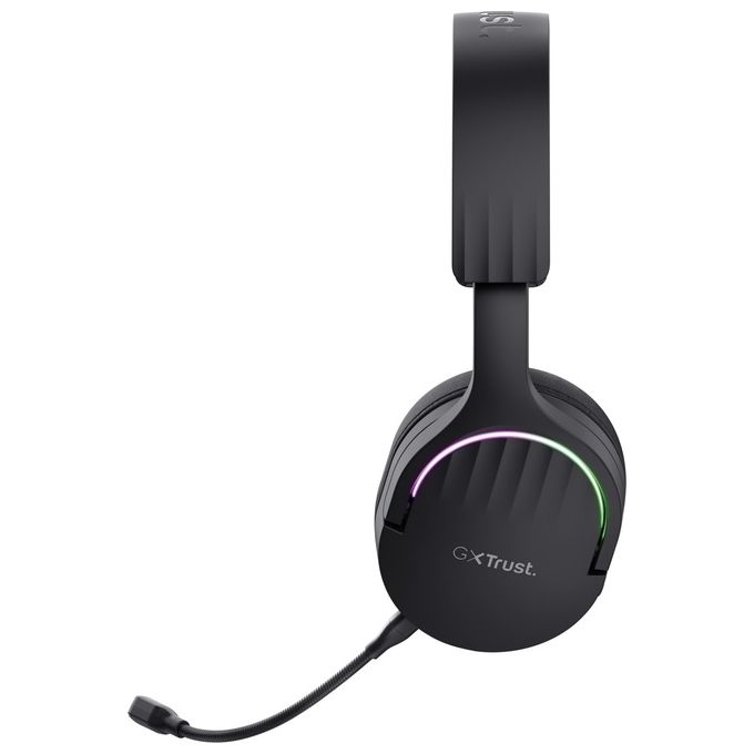 Trust 24901 GXT 491 Fayzo Cuffie Gaming Wireless Bluetooth 2.4 GHz Surround 7.1 50 mm 22 ore RGB colore Nero