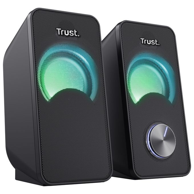 Trust 23120 Arys Compact RGB Casse PC 2.0 Set Altoparlanti 12 W Illuminazione LED colore Nero