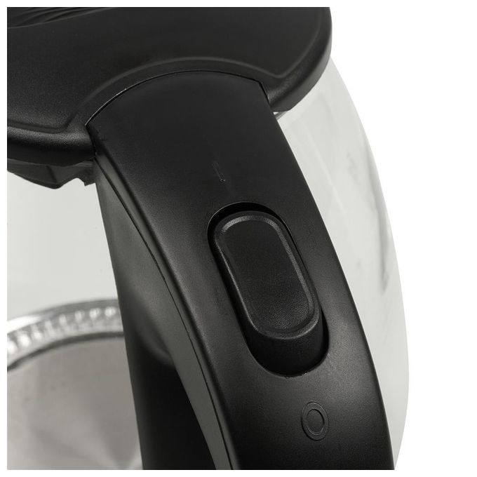 Tristar WK-3405 Bollitore Elettrico in Vetro 1,7 L 2200 W Base 360° Protezione Surriscaldamento colore Nero Trasparente