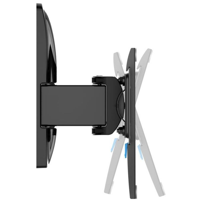 Meliconi 480878 Extra 400 Duo Supporto TV da Parete OLED QLED 32'' 88'' 60 Kg VESA 400x400 colore Nero