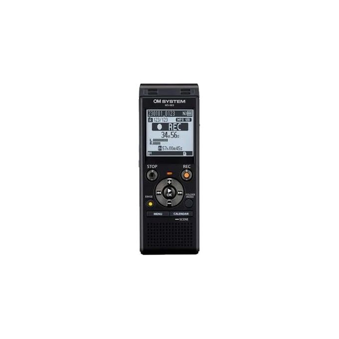 Olympus V420340BE000 Registratore Vocale Digitale 8GB Memoria Interna USB Integrato Slot MicroSD fino a 32GB Batteria Ricaricabile 110h colore Nero