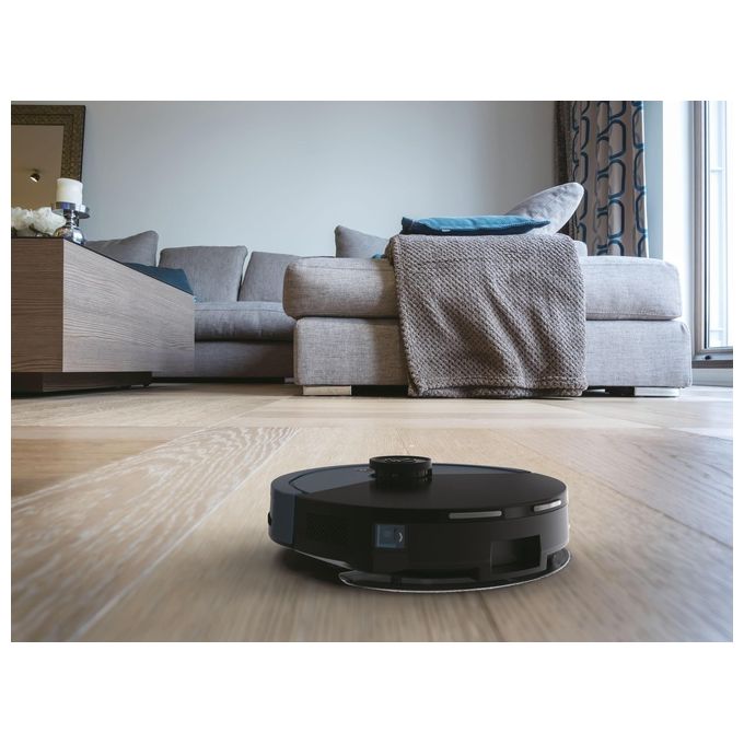 Hoover HG430H 011 Robot aspirapolvere Navigazione laser Capacita' 0,26 L autonomia 120 min Wi-Fi colore Nero Blu