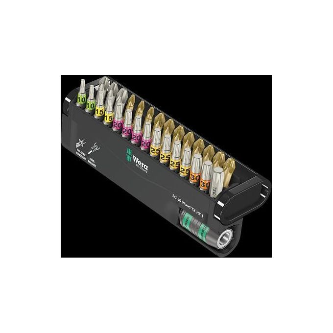 Wera Bit-Check 30 Wood TORX HF 1 Assortimento Inserto