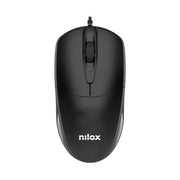 Nilox MOUSB1011 Mouse Ottico Usb 1000 Dpi Nero