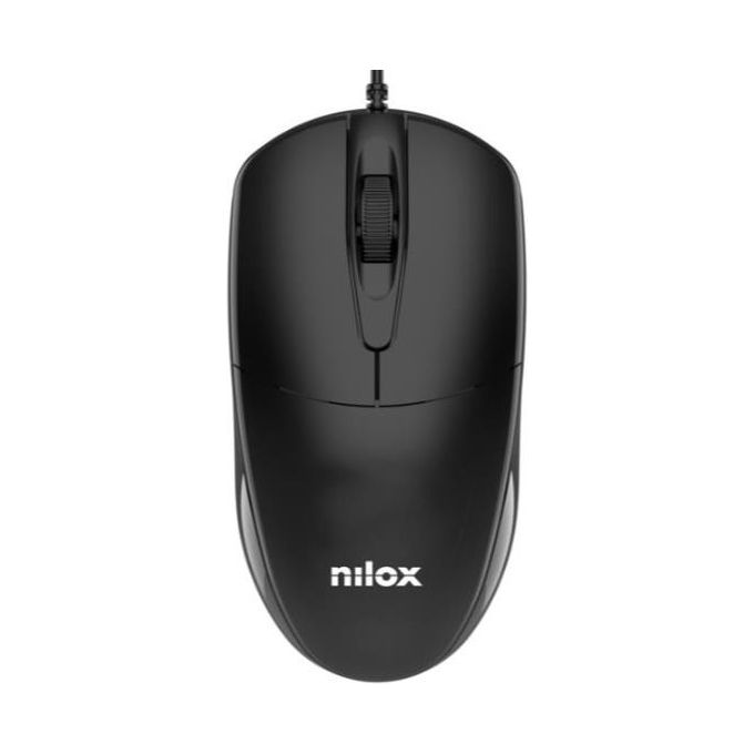 Nilox MOUSB1011 Mouse Ottico Usb 1000 Dpi Nero