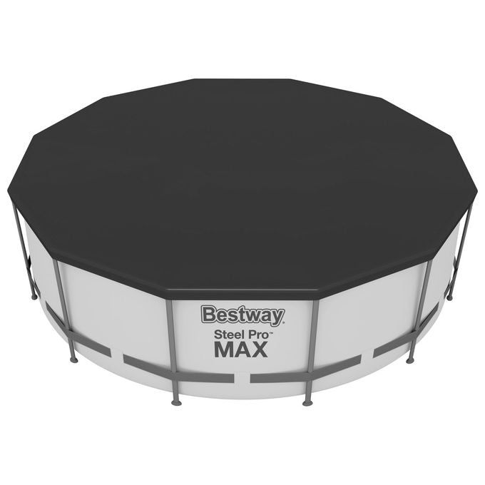 Bestway Copripiscina Fast Set Steel Pro e Steel Pro MAX 366x366cm Nero