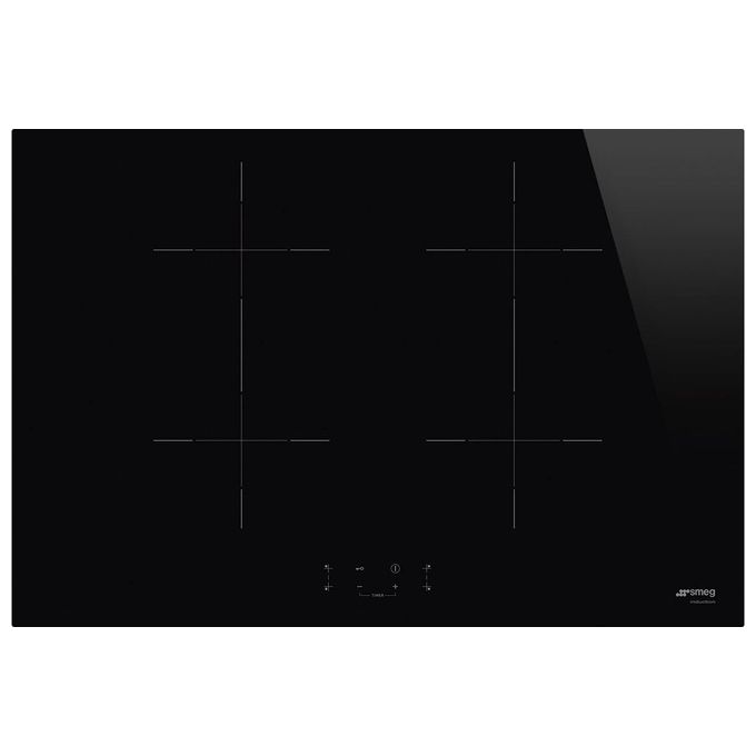 Smeg SIB2741D Universale Piano cottura a Induzione 75 cm 4 zone booster Touch controllo frontale colore Nero
