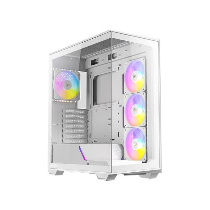 Antec C3 ARGB WHITE Constellation Series Case Mid Tower ATX 4 Ventole ARGB PWM Vetro Temperato 270° USB Type-C colore Bianco
