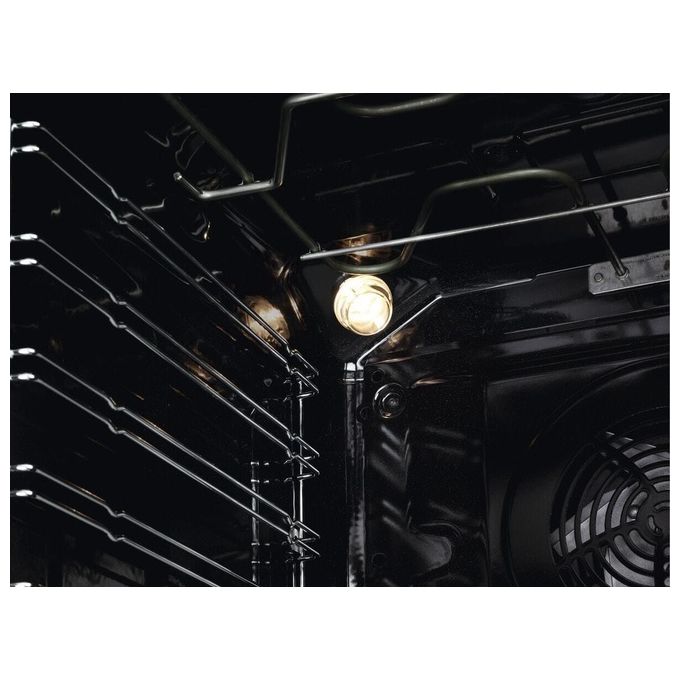 Electrolux FR65G Forno Elettrico Multifunzione da Incasso Capacita' 72 Litri Classe energetica A 7 programmi Pizza Aqua Cleaning 60 cm Nero