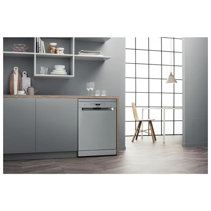 Hotpoint HFC 3C41 CW X Lavastoviglie Libera Installazione 14 coperti Classe C 41 dB Active Dry Aquastop (85x60x59 cm) colore Inox