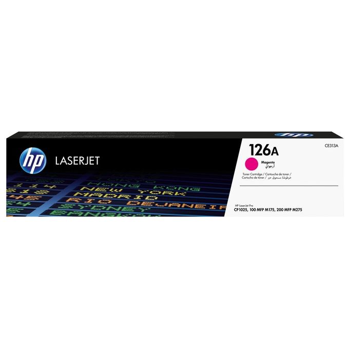 Hp toner magenta 126a 1000 pagine per clj cp1025