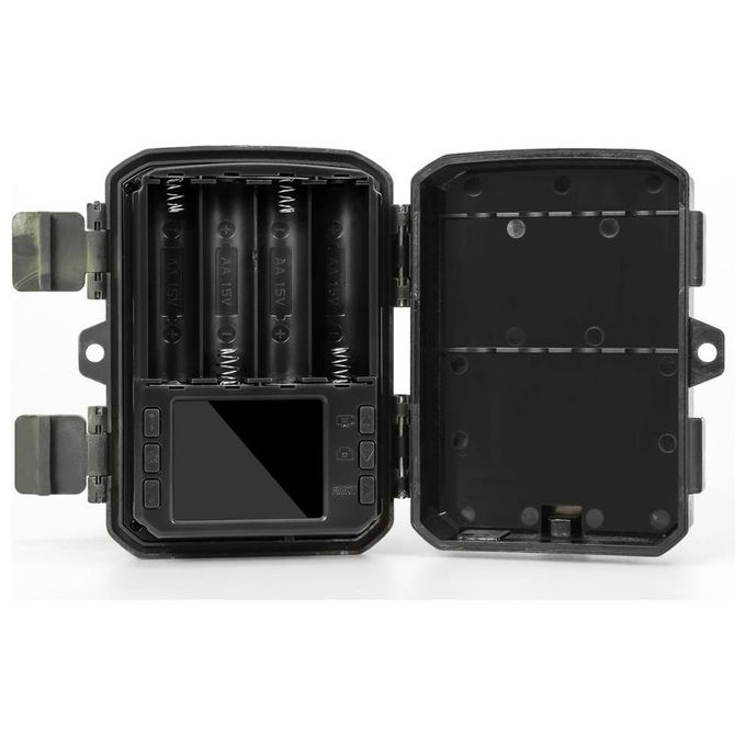 Denver 6751076381 WCS-5023 Fotocamera Digitale 8 MP Sensore CMOS 120° PIR Resistente alla Polvere e all'Acqua 4 batterie AA colore Mimetico