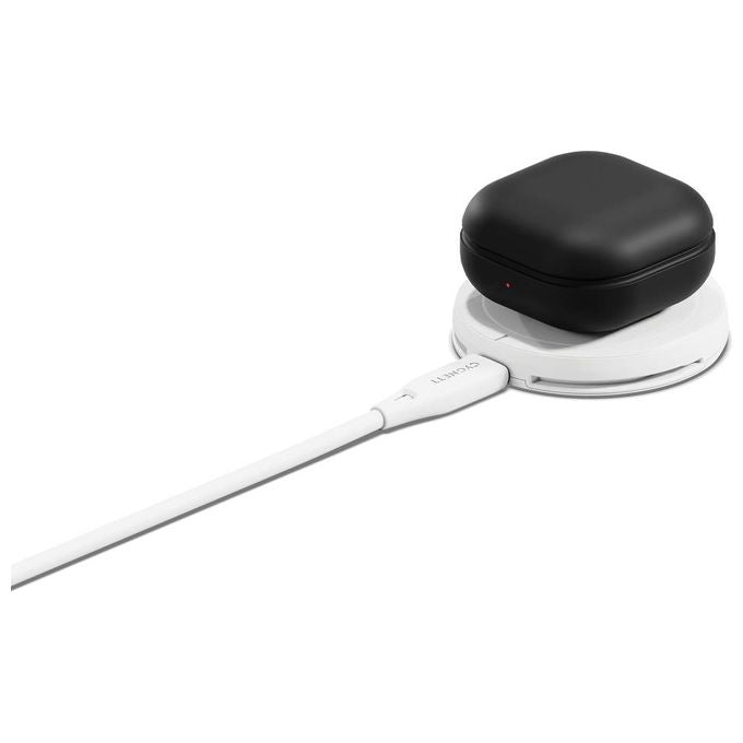 Cygnett CY5062CCRGP ChargePuck Caricatore Wireless Qi2.0 15 W USB-C colore Bianco