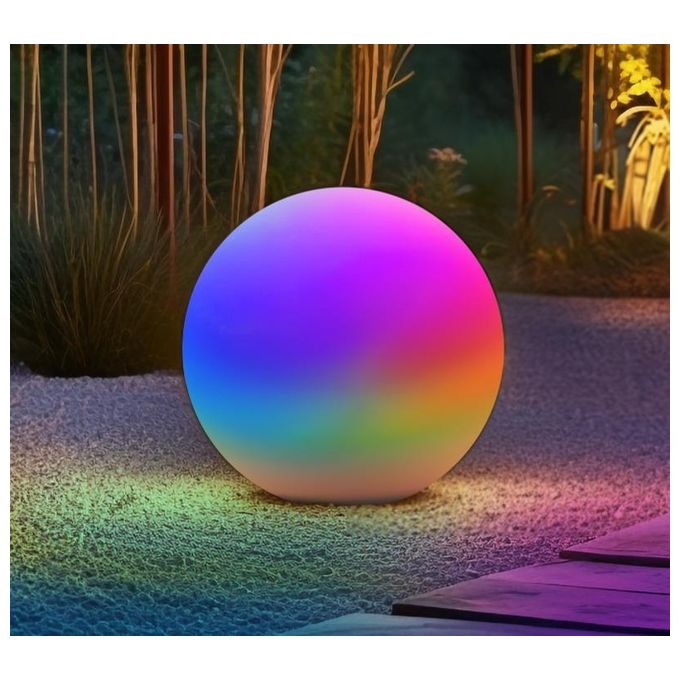 CENTURY BLL-042500 Bolla Illuminazione a pavimento da esterno LED 0.4 W RGB+3000K IP44 Dimmerabile Solare colore Bianco