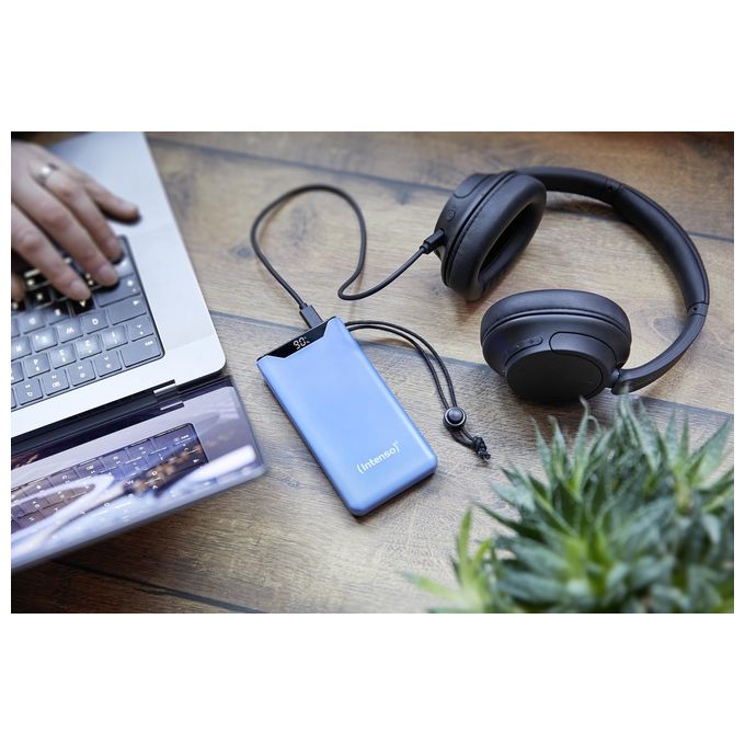 Intenso Powerbank F10000 Blu 10000 mAh con USB-C a Tipo C
