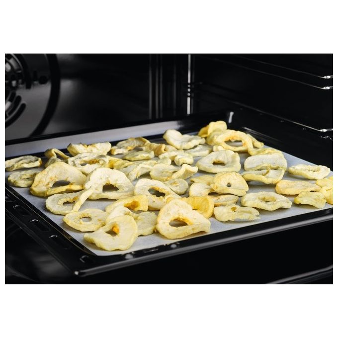 Electrolux LKR620066X Cucina Elettrica Libera Installazione Piano Vetroceramica 4 Fuochi 57 L Forno Ventilato Classe A (60x60x86 cm) colore Nero Inox