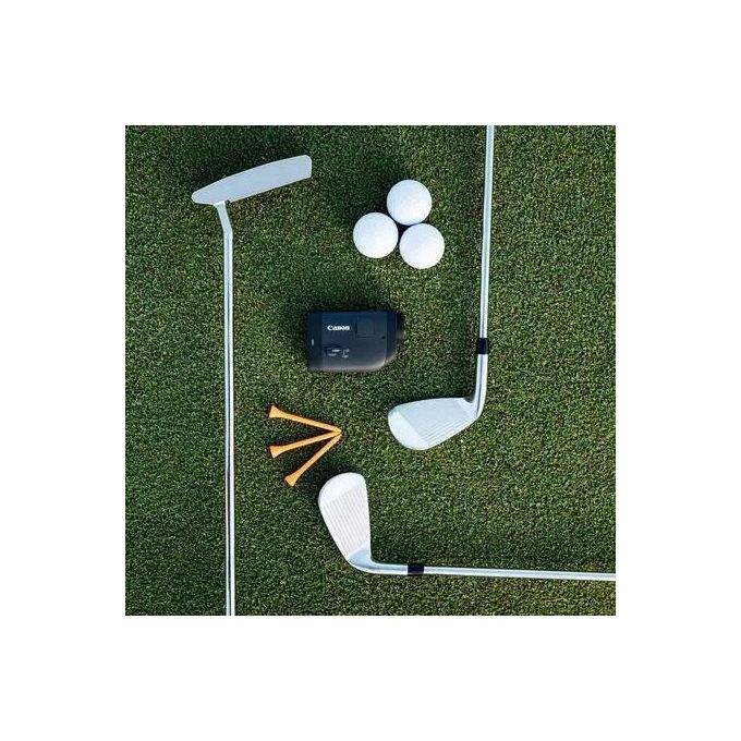Canon 6254C001 PowerShot GOLF Telemetro Laser con Fotocamera Integrata 6x Ottico IPX4 colore Nero