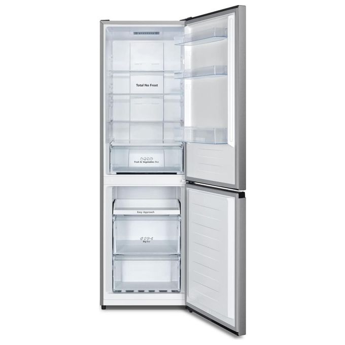 Hisense FCN300ACE Frigorifero Combinato 304 L 186 cm Classe E 39 dB Total No Frost Porta Reversibile colore Acciaio Inox