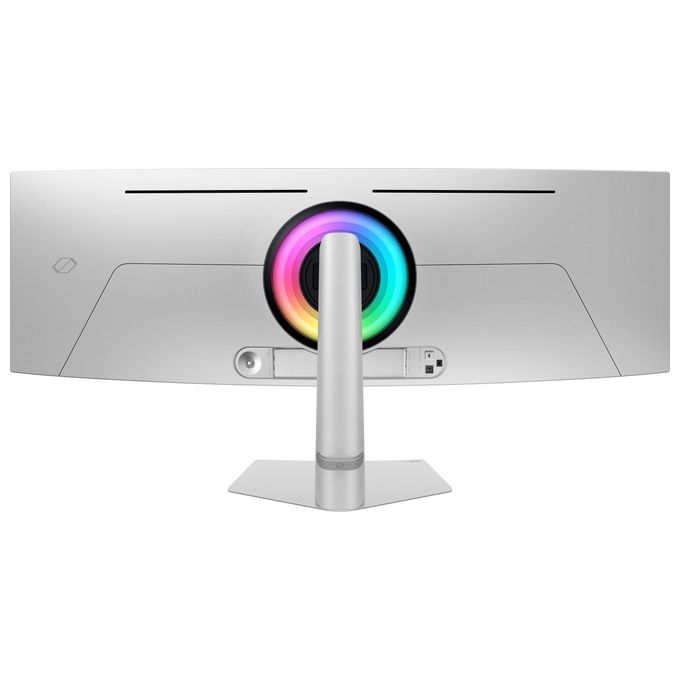 Samsung G93SD Odyssey OLED G9 Monitor Gaming Curvo 49'' 5120x1440 Dual QHD 240Hz 0,03ms FreeSync Premium Pro colore Argento