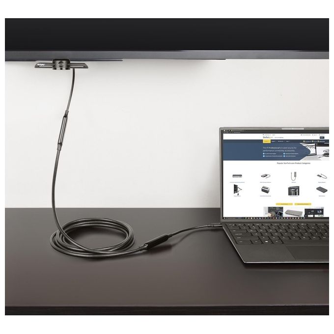 StarTech UCC-3M-10G-USB-CABLE Cavo USB-C Attivo 3 m 10 Gbps 8K 60Hz 60W PD DisplayPort 1.4 Alt Mode colore Nero