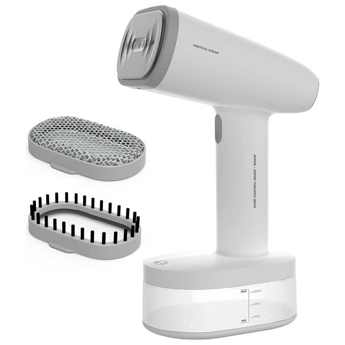 Black and Decker BXGS1600E Ferro da Stiro Verticale a Vapore 1600 W Piastra in Ceramica 0,25 L colore Bianco